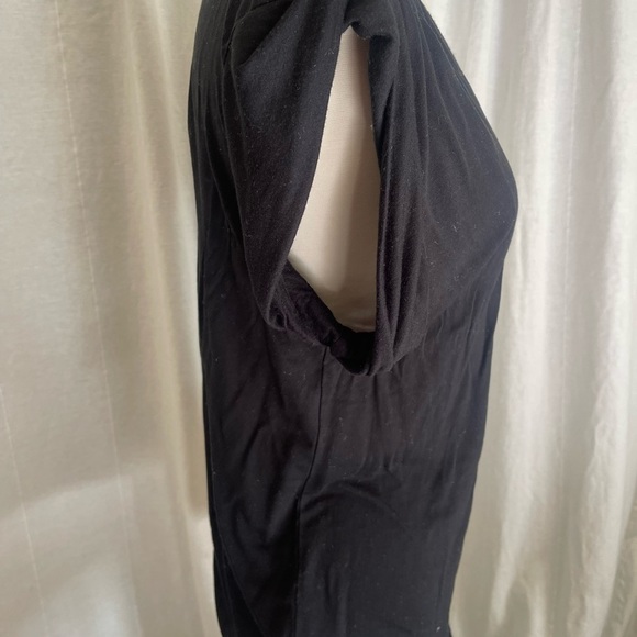 Trouvé black cotton cap sleeve top shirt - Picture 3 of 4